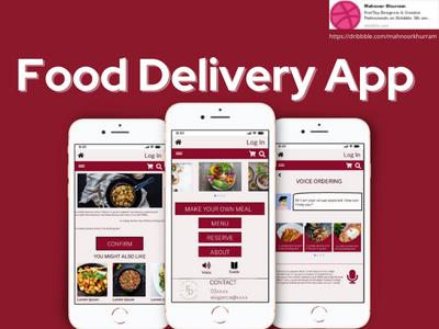 Mobile Ordering App for a Fine Dine Restaurant animation app branding logo typography ui ux