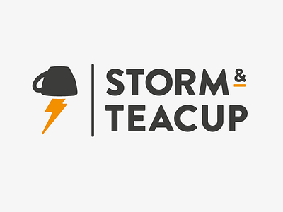 Side Project cup lightning logo mug storm tea teacup