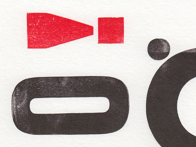 Inky Fingers - Letterpress experimental face ink letterpress printing typography wood type