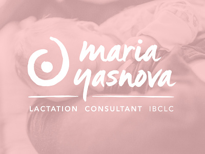 Lactation Consultant Logo baby branding breast feeding consultant doula embrace identity lactation consultant logo peach pink