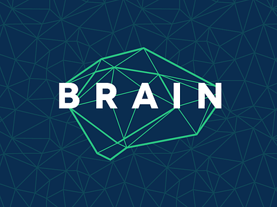 Neuroimaging Logo brain brand hub identity lab lines logo network neuroimaging neuroscience science triangles
