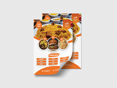 Food Flyer Design branding brochure corporate cv flyer flyer design food food flyer design graphic design miniaml food flyer morden flyer resume