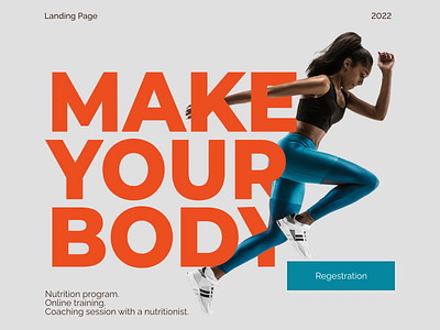 Landig Page. Sport. adaptive body design figma interface landing mobile motivation poster sport ui uidesigne uiux ukraine userinterface web webdesigne website