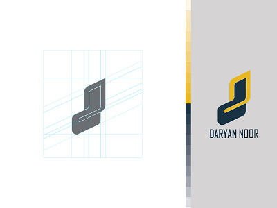 DARYAN NOOR branding design flat logo type vector