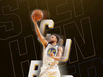 Steph Curry basketball design graphic design poster