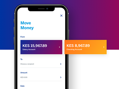 Mobile Banking App - Move money