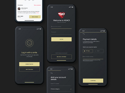 Ngao UI App Concept android app design ios simplicity ui user experience ux