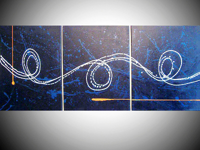 abstract triptych painting abstract original painting triptych wall art
