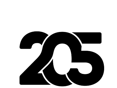 205 design illustration logo typography vector