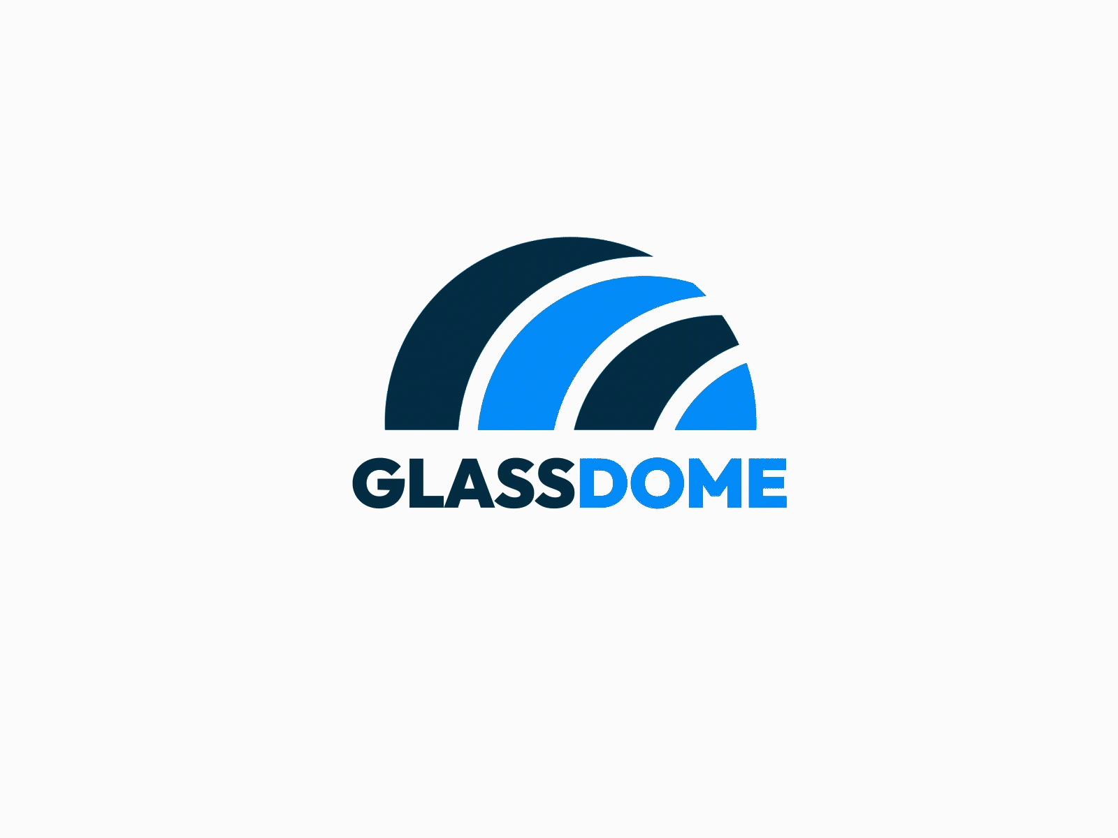 Glass Dome logo animation