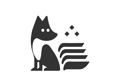 The wise Fox branding dribbble icon logo logos vector лис