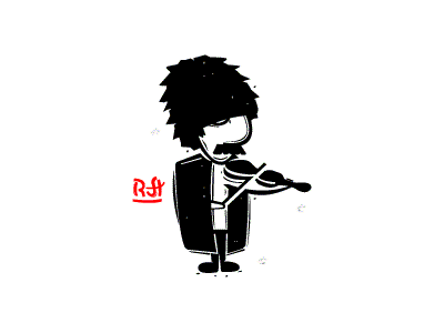 violinist art illustration logo violin violinist дизайн