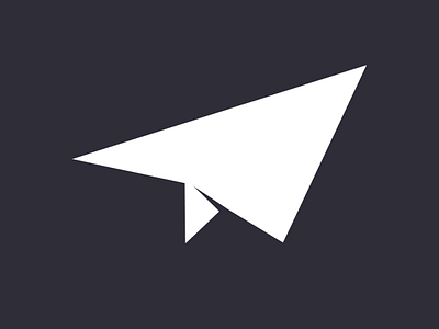 Minutemailer icon airplane logo email icon logo paperplane