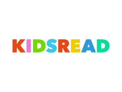 Kidsread horisontal logo colors kids kidsread logo logotype