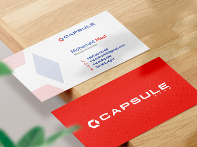 Capsule Prod I Business Card brand brand identity branding business card business card design business cards businesscard idea logo logo design logodesign logos logotype stationery