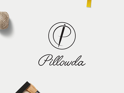 Pillowda I Logo class craft crafting crafts craftwork elegant logo logo design logodesign logos logotype sew sewing simple store symbol thread