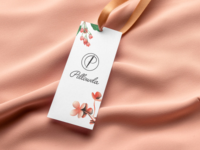 Pillowda l Cloths Tag branding couture design elegant graphic graphic design graphicdesign logo logodesign logos monogram pin pins sew sewing store style