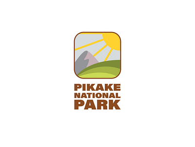 DLC - #Day 20 - National Park challenge design graphic graphicdesign green grid idea logo logo design logodesign logos national nature park party square sun vector