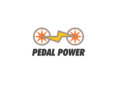 Day #24 - Pedal Power bycicle challenge cycle design graphic graphicdesign idea logo logo design logodesign logos pedal power speed vector