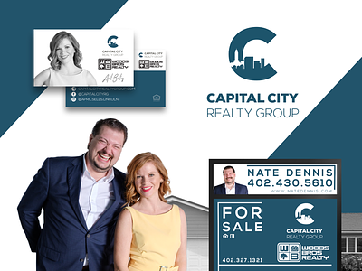 Capital City Realty Group Brand Identity branding design john matychuk logo nebraska omaha