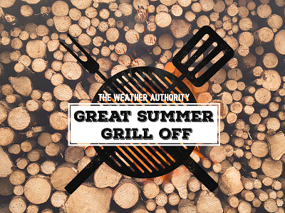 Great Summer Grill Off Logo branding event logo omaha