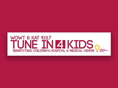 Tune In 4 Kids Logo childrens hospital hospital omaha telethon the kat wowt