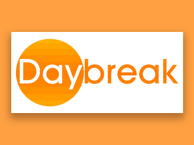 Daybreak Logo branding broadcast logo morning news omaha sun tv wowt nbc omaha