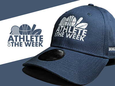 Athlete Of The Week branding design john matychuk logo nebraska omaha