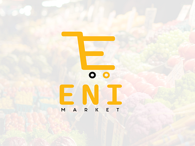 Logo ENI Market branding graphic design logo