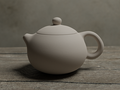 White Clay Teapot 🫖