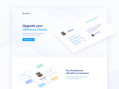 SaaS landing page