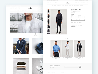 No Label – Screens clean design ecommerce minimal product responsive shop ui ux web webshop website