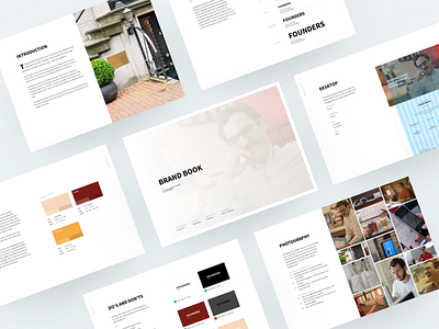 Founders – Brand Book book brand dtp guide guidelines manual palette print screens style ui ux