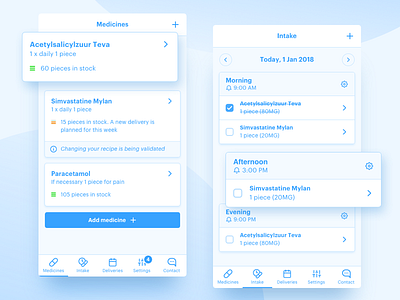 Pharmacy App Wireframe app dashboard design health health app hospital ios iphone medicine mobile ui ux