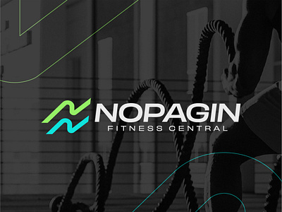 NOPAGIN Fitness Central - LOGO VISUAL BRAND IDENTITY