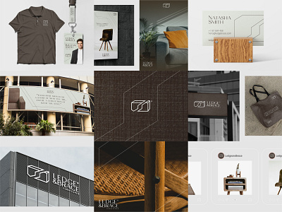 LEDGE & BRACE FURNITURE - Visual Identity brand idenditity brand identity branding clean design furniture furniture shop furniture store graphic design logo logo branding logo design minimalist modern visual identity