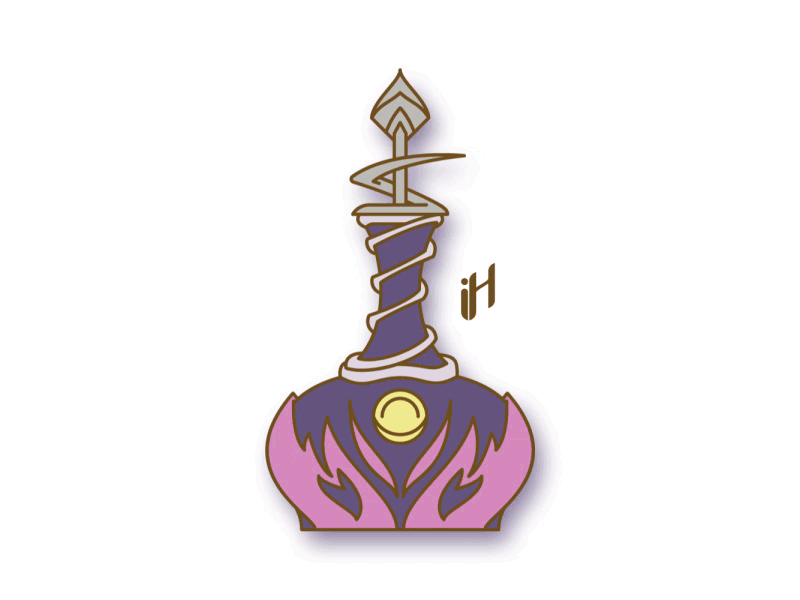 Nighstalker's Spirit enamelpin pin