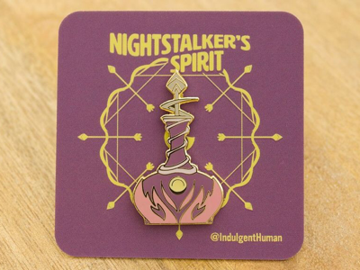Nightstalker’s Spirit Pin bioshock destiny enamel pin gaming pin video games