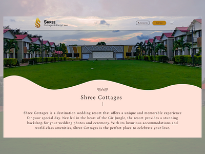 Shree Cottages Website UI