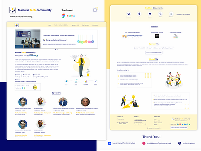 Web Page - Madurai Tech community community web design event web design hackathon hackathon event hackathon landing page landing page design madurai tech community web design website design