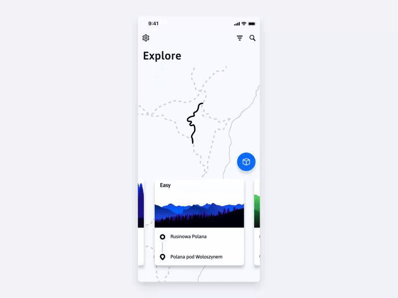 Hiked App Animation