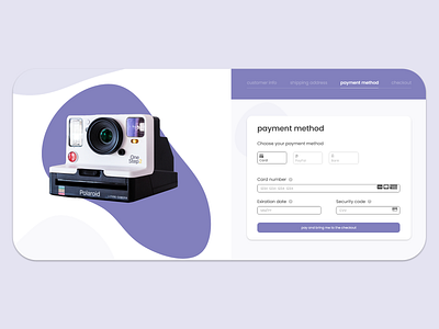 #DailyUI nr. 2 - credit card checkout form branding design graphic design screen design ui webdesign