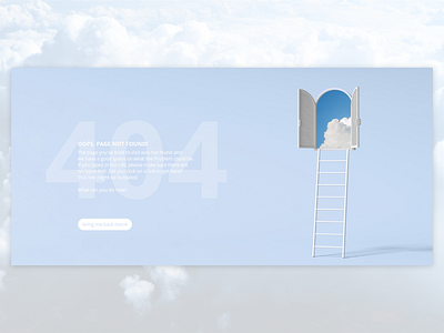 #DailyUI nr. 8 - 404 page