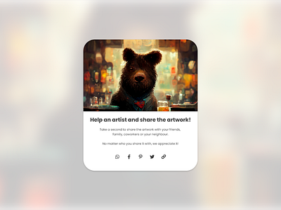 #DailyUI nr. 10 - social share