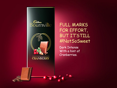 Cadbury Bournville ads advertising banner branding cadbury design graphic design posterdesign sweets