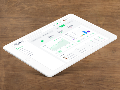 Retail Dashboard app dashboard responsive tablet ui ux