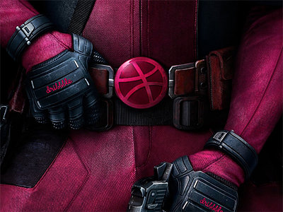 So, let’s play! deadpool dribbble first invitation invite marvel play player post