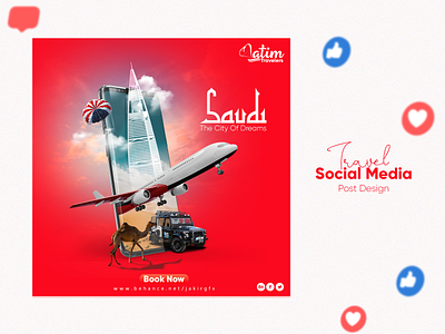 Travel Agency Social Media Adv Design. graphic graphic design socialmediadesign tour ads design travel ads design