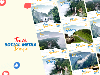 Travel Agency Social Media Banner Design. branding graphic design socialmediadesign