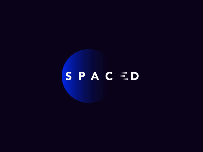 Spaced Contest Logo animation contest dann gradient logo petty space spaced